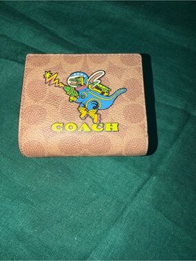 Coach REXY Cosmic Wallet In Signature Canvas